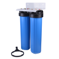 2,5*20 polegadas jumbo pp filtro de água azul alojamento 2 ou 3 estágio